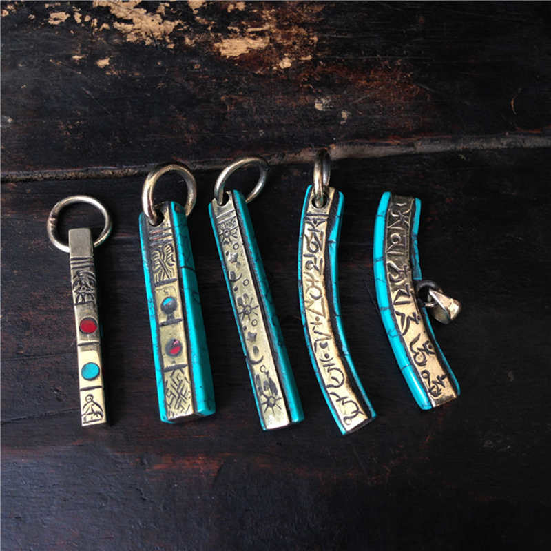 Ethnic Fashion Com - Tibetaanse mantra's amulet charmes voor mannen