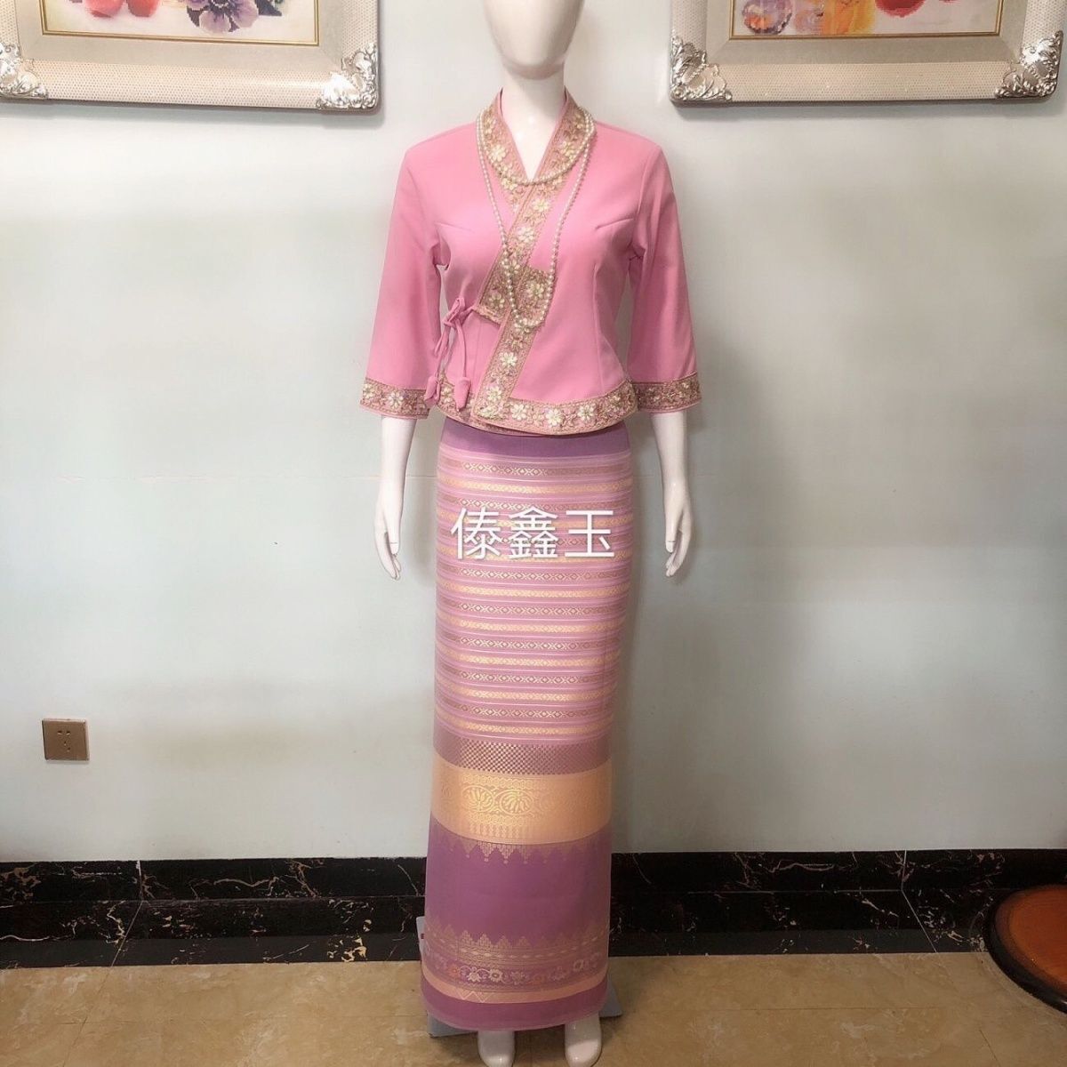 Batik Sarong Wrap - 2pcsThailand Long-gyi Rok Dai Etnische Kleding