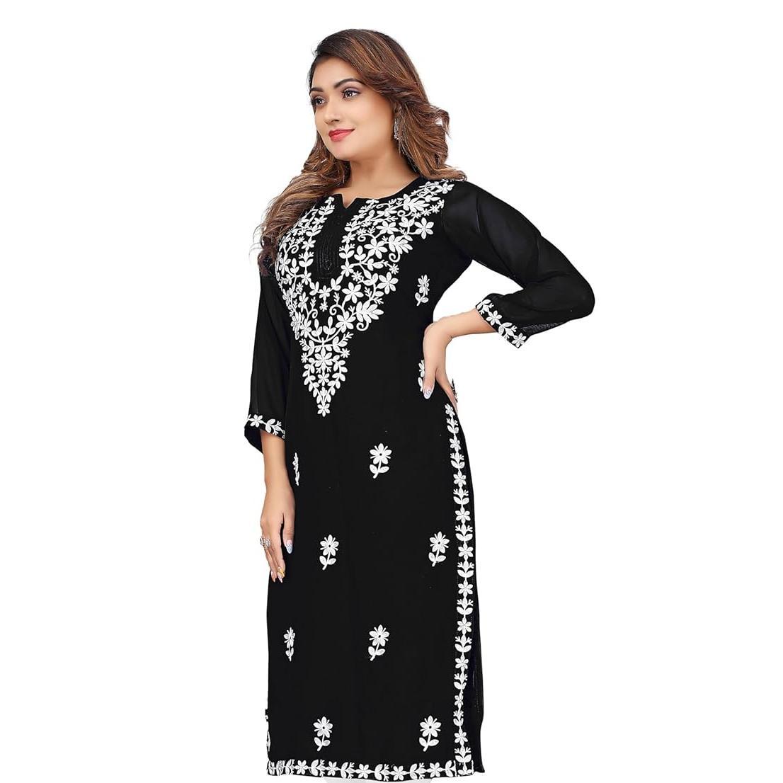 Ethnic Fashion Kurtis - Dames Kurt casual mode-jurk met lange