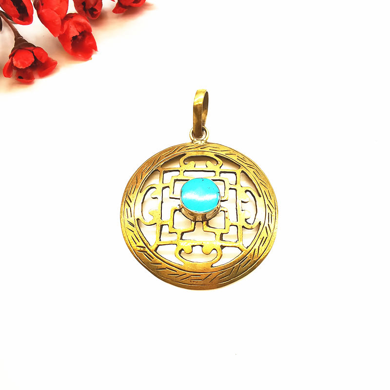 Ethnic Fashion Com - Tibetaanse sieraden Mandala Holly City Amulet