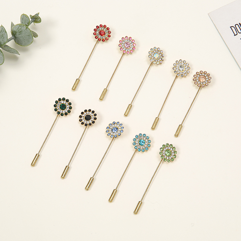 Ethnic Fashion Accessories - Dubbel Gelaagde Bloem Diamant Één Woord