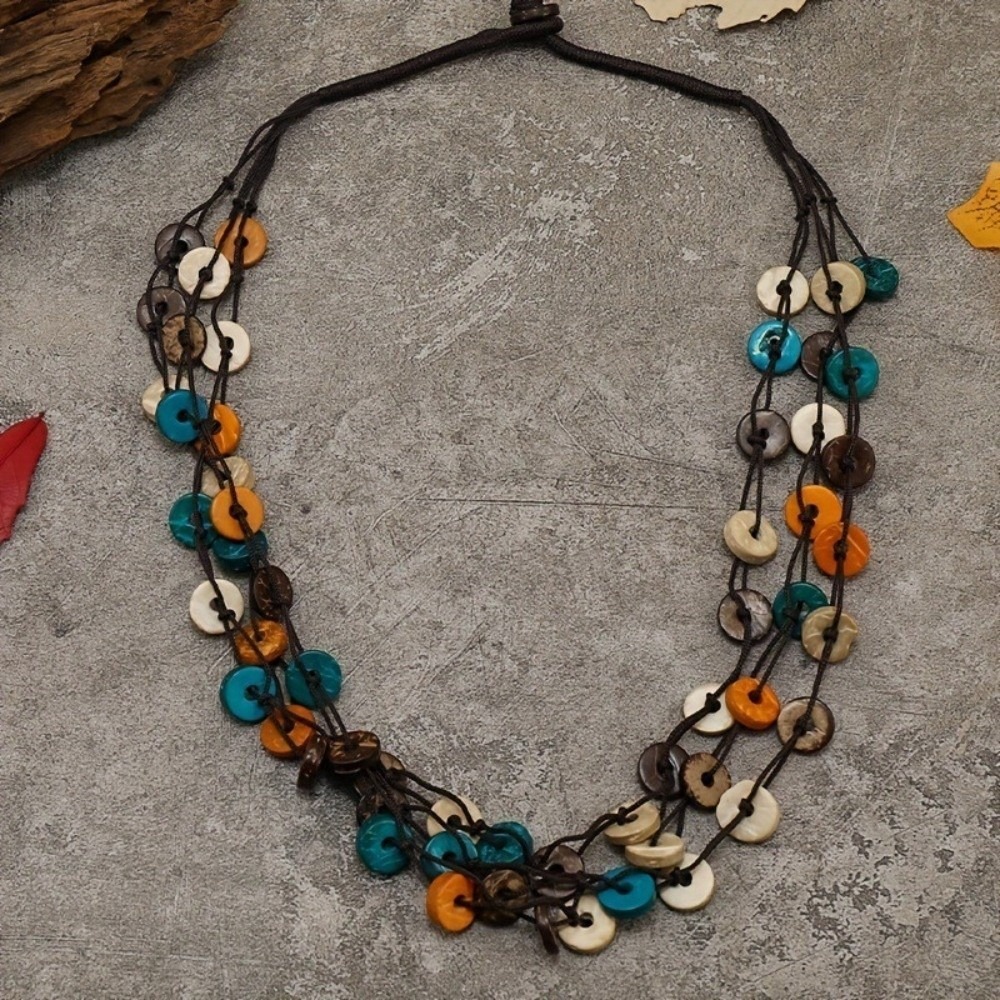 Y2K Ethnic Fashion - Etnische Boheemse stijl kralen sieraden kleurrijke