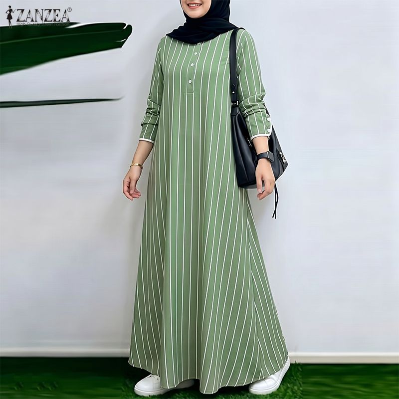 Moslim Bescheiden Gestreepte M - Abaya Modest Wear recensie en prijs