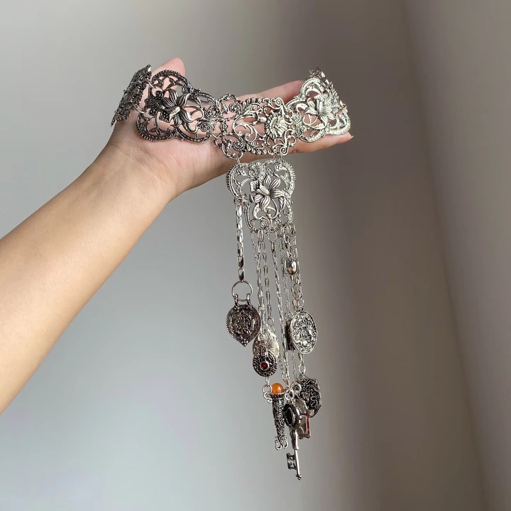 Retro lange Boheemse ketting e - Y2K Ethnic Fashion recensie en prijs