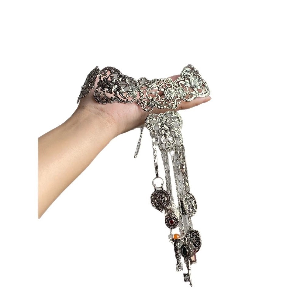 Retro lange Boheemse ketting e - Y2K Ethnic Fashion recensie en prijs