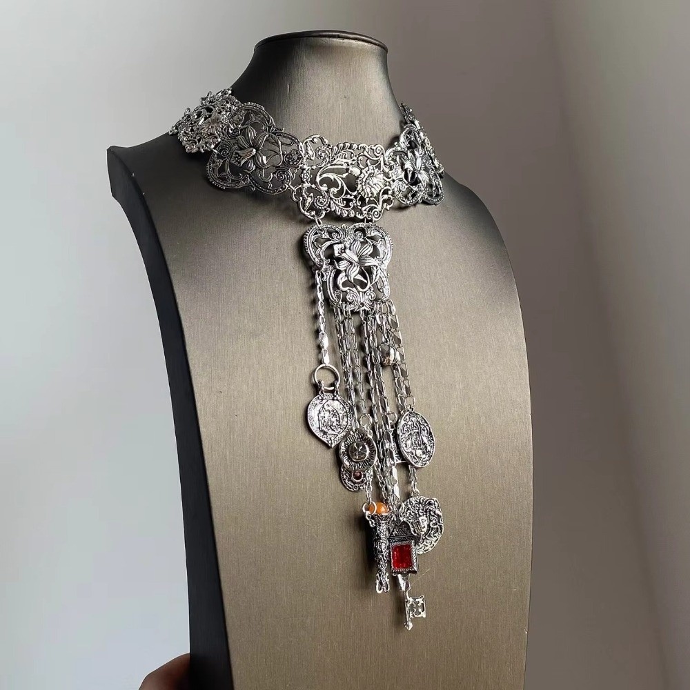 Retro lange Boheemse ketting e - Y2K Ethnic Fashion recensie en prijs