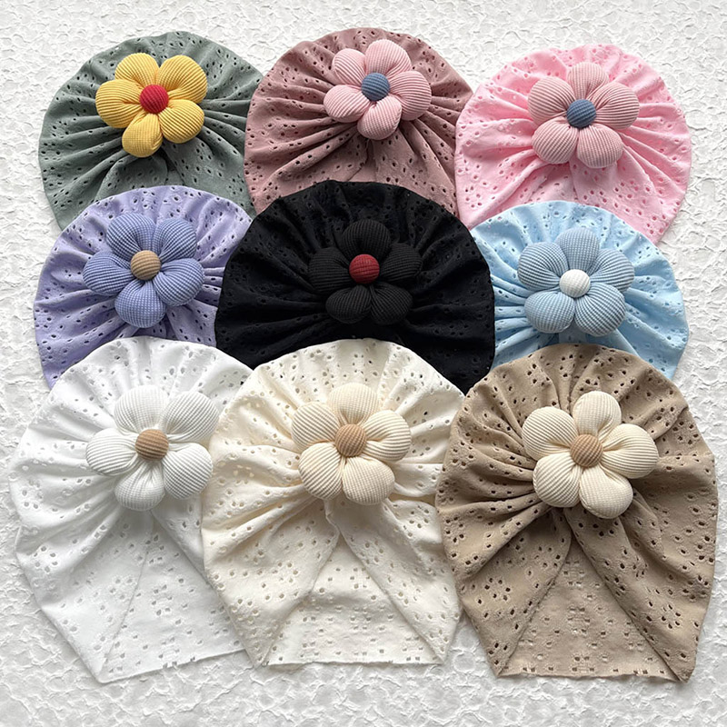 3D Bloem Baby Tulband Cap Zome - Ethnic Fashion India recensie en prijs