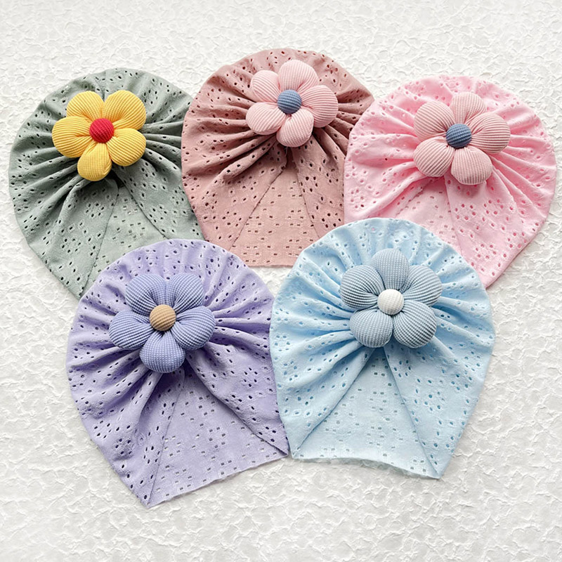 3D Bloem Baby Tulband Cap Zome - Ethnic Fashion India recensie en prijs