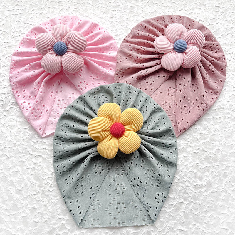 3D Bloem Baby Tulband Cap Zome - Ethnic Fashion India recensie en prijs