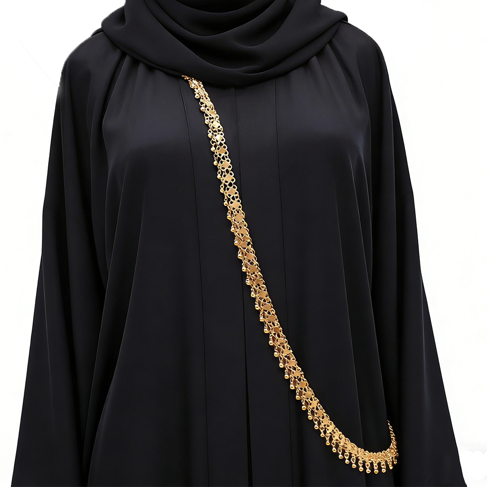 Gouden kralen kwastje schouder - Ethnic Fashion Accessories recensie en prijs