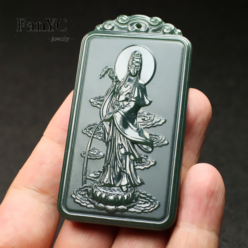 Natuurlijke Hetian Jade Qingyu - Ethnic Fashion Men recensie en prijs