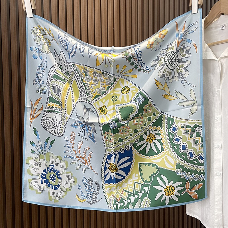 Groene Boho paarden vierkante  - Ethnic Fashion Accessories recensie en prijs