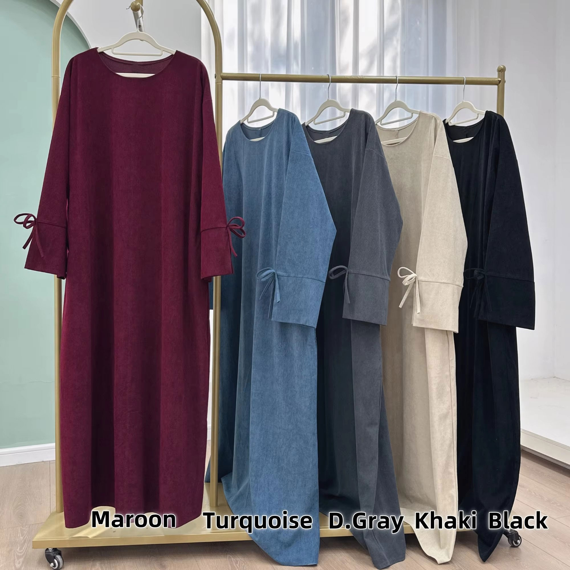 Ramadan Boog-knoop Dubai Abaya - Abaya Modest Wear recensie en prijs