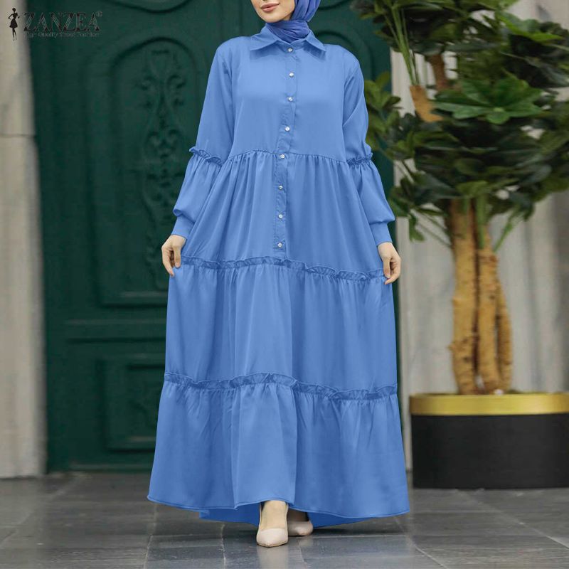 ZANZEA Moslim Hijabis Bescheid - Abaya Modest Wear recensie en prijs