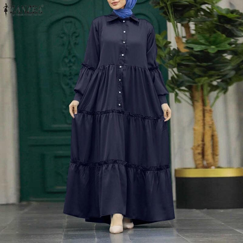 ZANZEA Moslim Hijabis Bescheid - Abaya Modest Wear recensie en prijs
