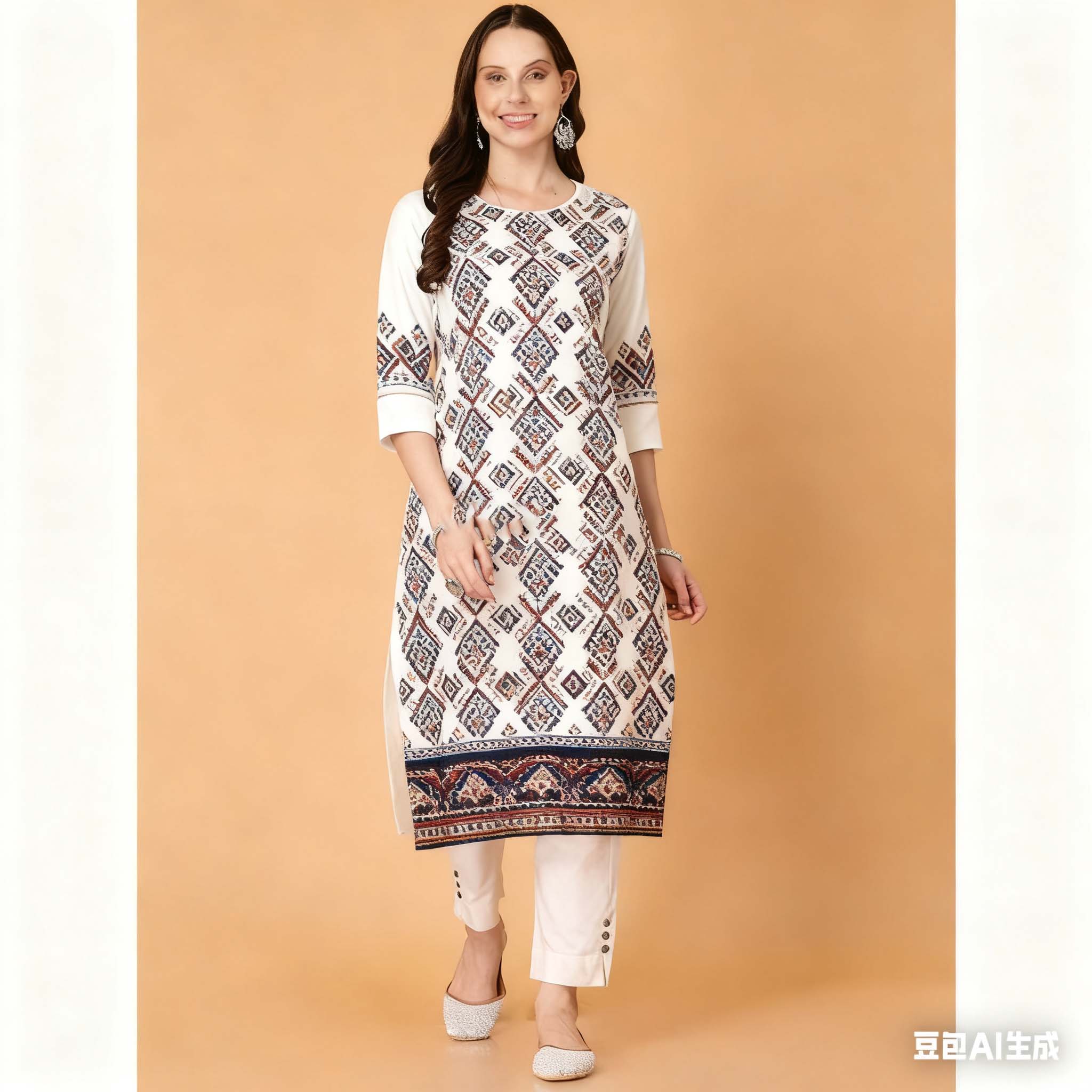 Nationale stijl Kurt Damesmode - Ethnic Fashion Kurtis recensie en prijs