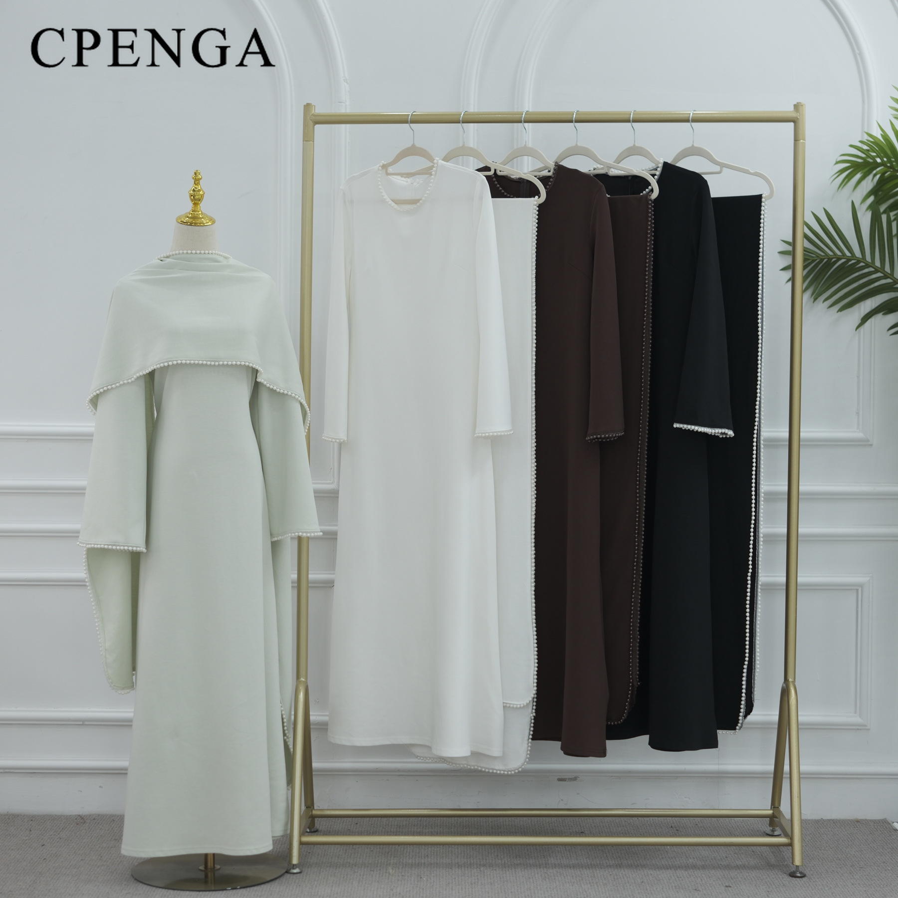 Luxe Dubai Abaya met kralenver - Abaya Modest Wear recensie en prijs