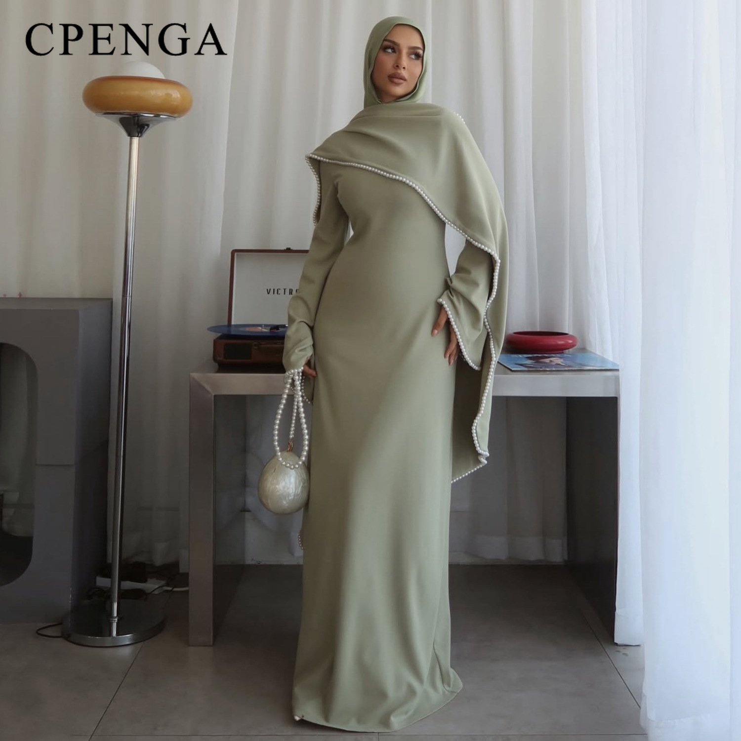 Luxe Dubai Abaya met kralenver - Abaya Modest Wear recensie en prijs