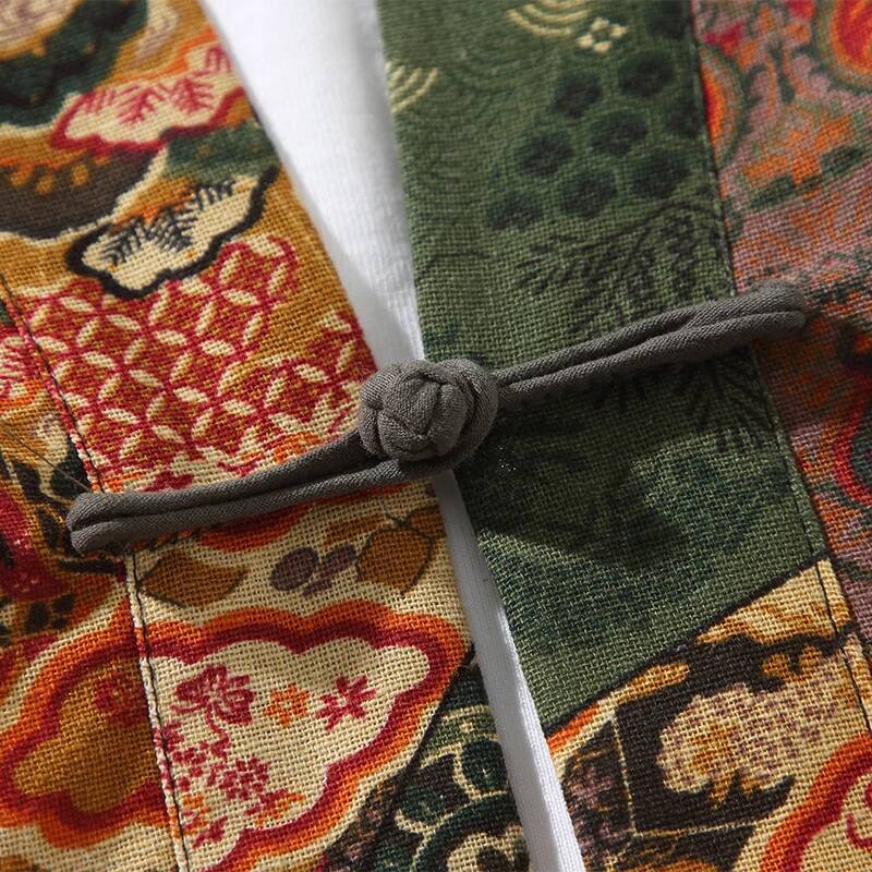 Etnische stijl print yukata ma - Ethnic Fashion Men recensie en prijs