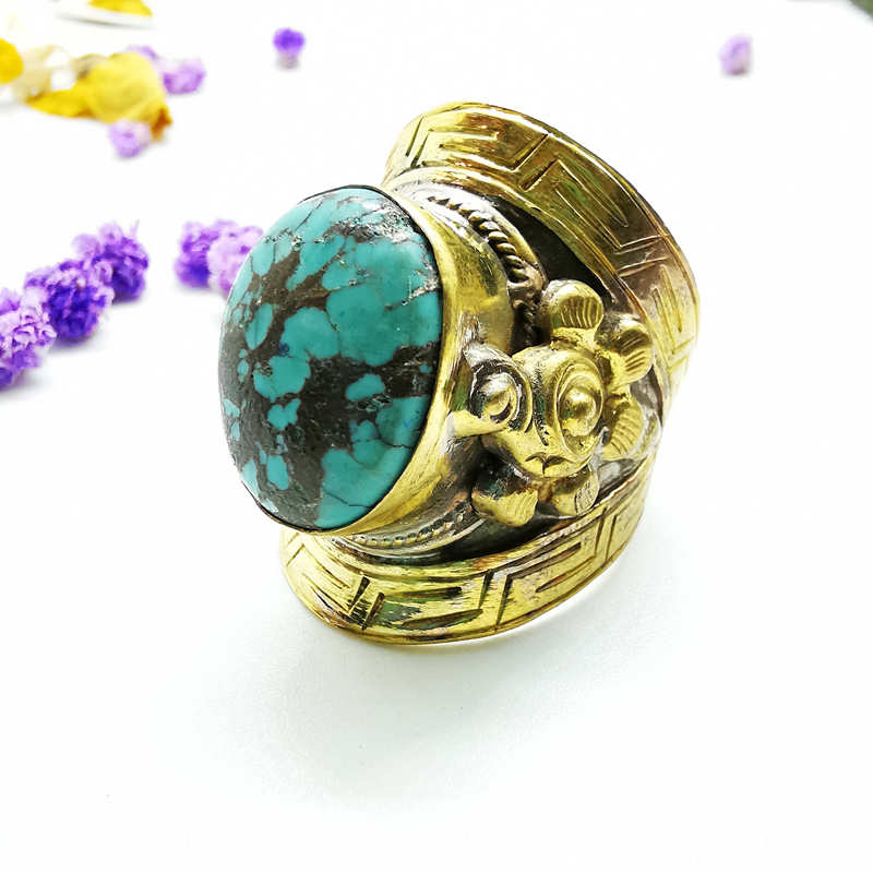 Tibetaanse grote ringen voor m - Ethnic Fashion Com recensie en prijs
